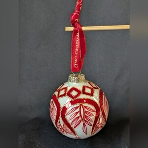 Waterford Heirlooms Christmas Glass Ornament.